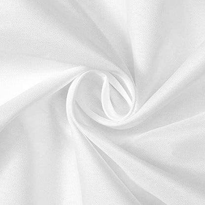 N&Y HOME Fabric Shower Curtain or Liner Stall Size 36 x 72 Inches, White