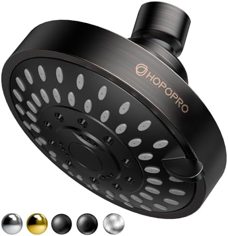 High Pressure Shower Head, HOPOPRO 5-Mode Fixed Showerhead, NBC Recommended