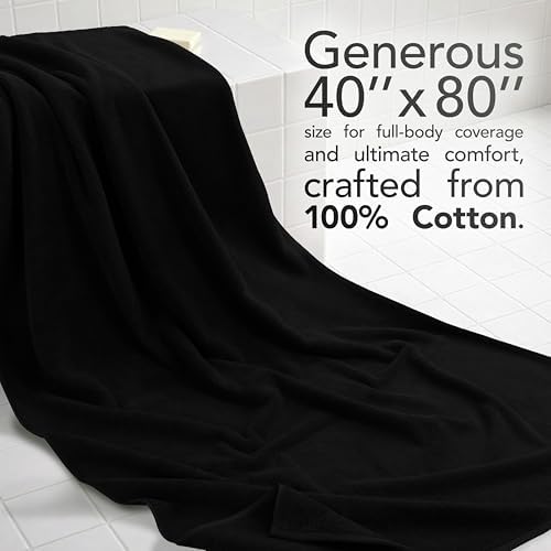 American Soft Linen 100% Cotton Luxury Turkish Towels, 40x80 XL Bath Sheet