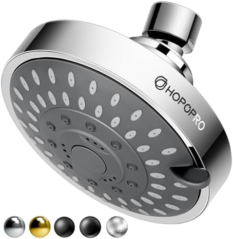 High Pressure Shower Head, HOPOPRO 5-Mode Fixed Showerhead, NBC Recommended