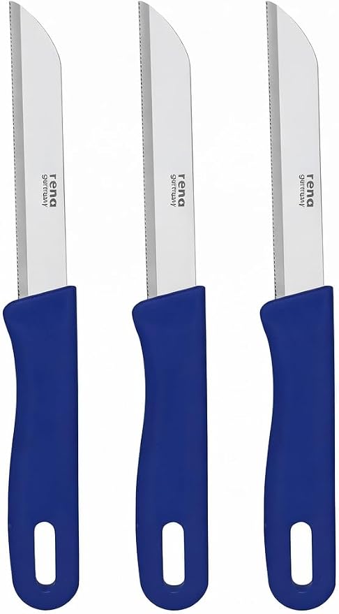 Rena Germany 3 Piece Set of Fruit/Vegetable Kitchen Knives