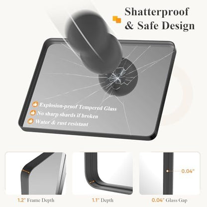 30x22 Inch Bathroom Mirror for Over Sink, Vanity Mirror