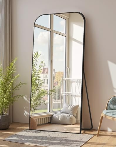 Delma 56"x25" Black Metal Framed Bathroom Mirror for Over Sink