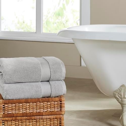 Modern Threads Luxury 6-Piece Quick-Dry Towel Set – Plush & Ultra-Absorbent for Spa-Like Experience, Cloud