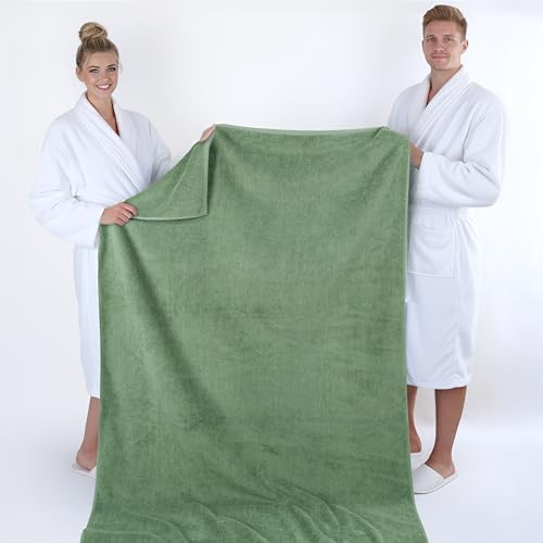 American Soft Linen 100% Cotton Luxury Turkish Towels, 40x80 XL Bath Sheet