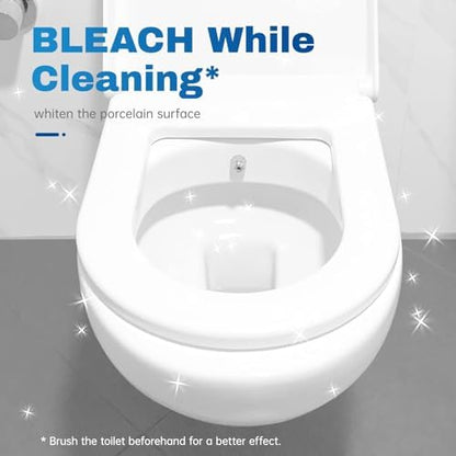 Vacplus Toilet Bowl Cleaner Tablets, 60 Pack, Auto Bleach, Long-Lasting