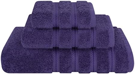 American Soft Linen 100% Cotton Luxury Turkish Towels, 3 Piece Towel Set