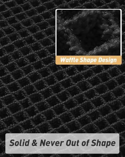 Upgraded Waffle Bath Mat Runner Absorbent Non Slip Bathroom Mat, 2' x 5'