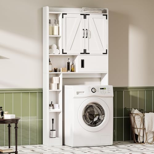 ChooChoo Over The Toilet Storage Cabinet with Sliding Door