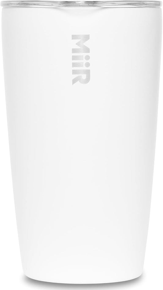 MiiR Tumbler, 12oz Insulated Stainless Steel with Press Fit Slide Lid – Splash Proof Design, Holds Hot & Cold Beverages, Stylish & Functional Cup Holder Compatible | Insulated Stainless Steel with Press Fit Slide Lid – Splash Proof Design, Holds Hot & ...