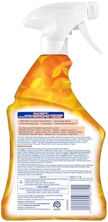 LYSOL Foaming Bathroom Cleaner & Disinfectant Spray, Mango Scent, 32 oz