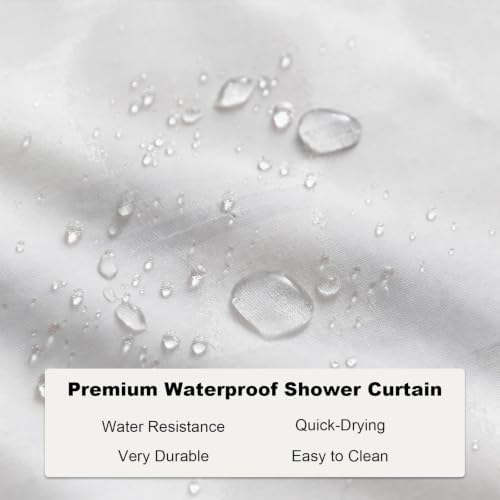 Luxury Ocean Aesthetic Shower Curtain Beach Nautical Funky Inspirational