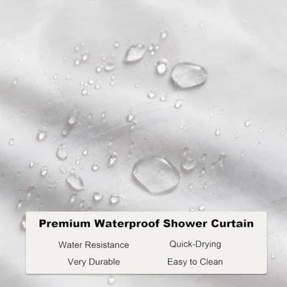 Luxury Ocean Aesthetic Shower Curtain Beach Nautical Funky Inspirational