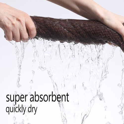 YTYC 39x78 Bath Sheets,Towels for Bathroom,Brown,2-Pieces