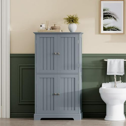 ChooChoo Bathroom Floor Cabinet with Adjustable Shelves