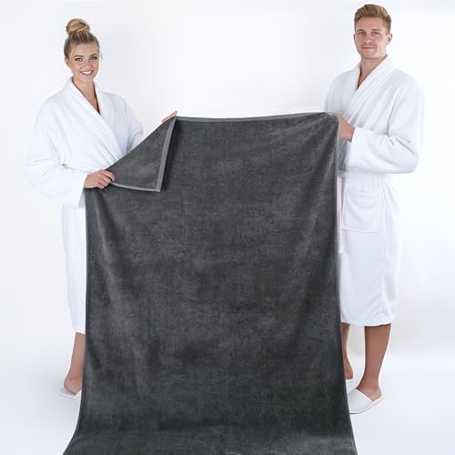American Soft Linen 100% Cotton Luxury Turkish Towels, 40x80 XL Bath Sheet