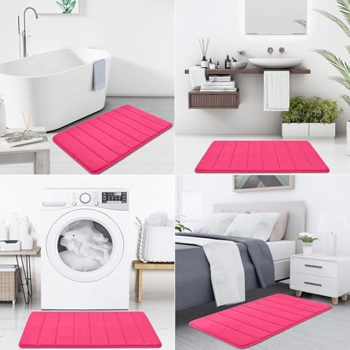 Buganda Memory Foam Bath Mat 59 x 17, Ultra Soft Absorbent Bathroom Rugs