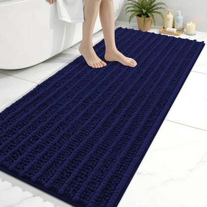 Arotive Bathroom Rugs Mat 54x24, Soft Absorbent Chenille Shaggy Bath Mat