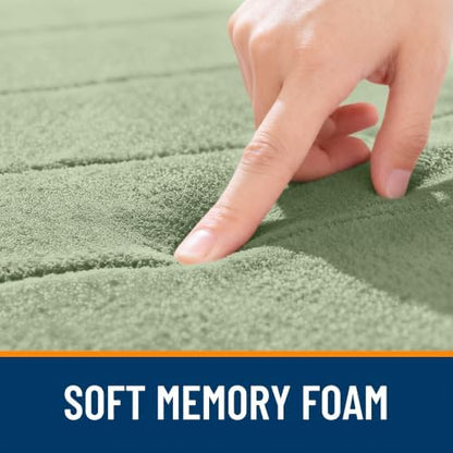 OLANLY Memory Foam Bath Mat 24x16, Super Soft and Absorbent Bathroom Rugs