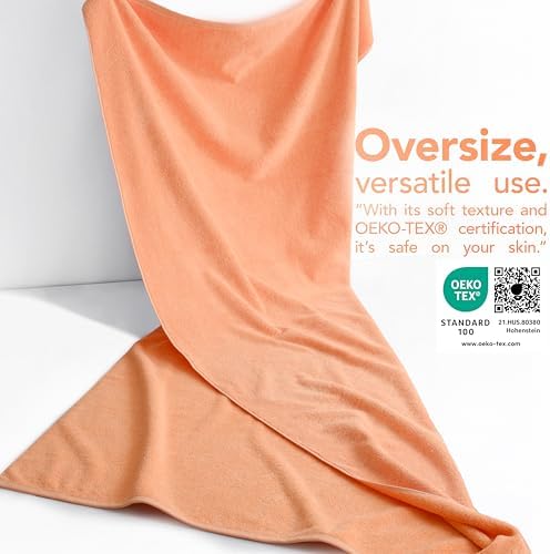 American Soft Linen 100% Cotton Luxury Turkish Towels, 40x80 XL Bath Sheet