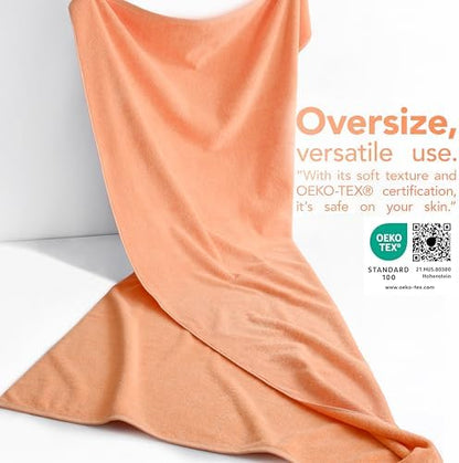 American Soft Linen 100% Cotton Luxury Turkish Towels, 40x80 XL Bath Sheet
