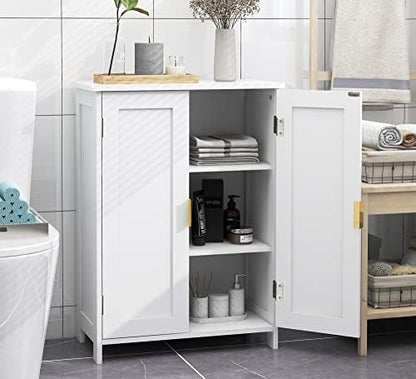TaoHFE White Bathroom Storage Cabinet,Bathroom Cabinets Freestanding
