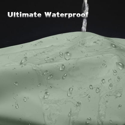 Titanker Waterproof Shower Curtain Liner Fabric, Sage Green Shower Curtain Liner with Magnets, Cloth Shower Liner Soft, Lightweight, Machine Washable, 70 x 72 Inches