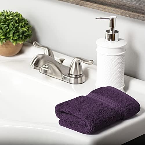 SUPERIOR Egyptian Cotton Ultra Plush & Absorbent, 10 Piece Set, Plum