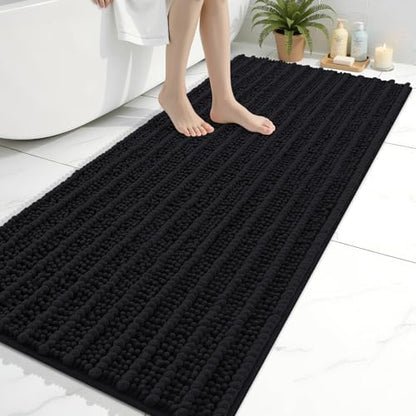 Arotive Bathroom Rugs Mat 60x24, Soft Absorbent Chenille Shaggy Bath Mat