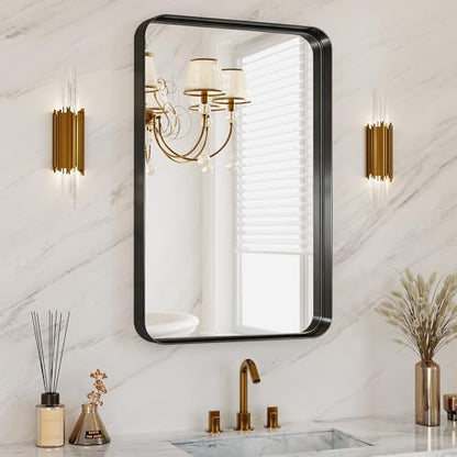 Bathroom Mirror for Wall, 30x22 Inch Rectangle Mirror