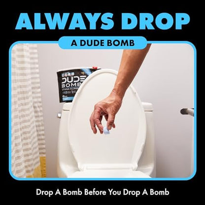 DUDE Wipes DUDE Bombs Toilet Bowl Stank Eliminator, Air Freshener, 40 Count