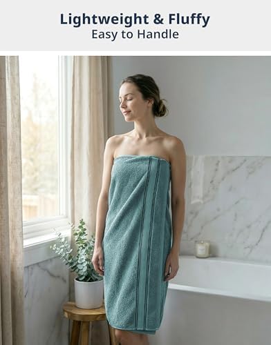 LANE LINEN Bath Towel Set Absorbent Quick Dry 100% Cotton 18 Piece - Teal