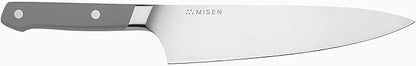 Misen 8 Inch Chef Knife, AUS-10 Japanese Stainless Steel - Gray