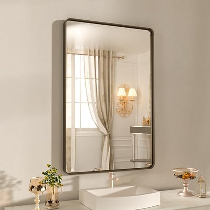 WEER Bronze Bathroom Vanity Mirror 20X30 Inch