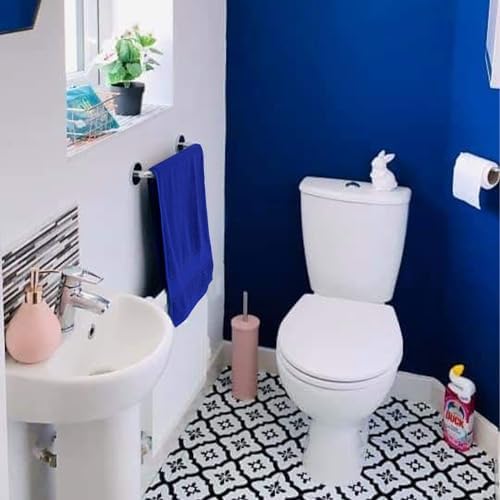 COZYART Bath Towel Set 6 PCS, Royal Blue Luxury 100% Turkish Cotton 650GSM