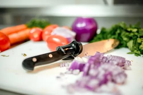 EverGrip Ergonomic Grip for Chef Knife & Kitchen Knives - Helper for Precise Cutting & Improved Cutting Comfort | Professional Cooking Knife Tool Accessory (2-Count)
