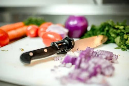 EverGrip Ergonomic Grip for Chef Knife & Kitchen Knives - Helper for Precise Cutting & Improved Cutting Comfort | Professional Cooking Knife Tool Accessory (2-Count)