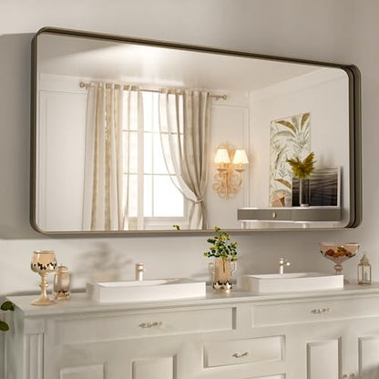 WEER Bronze Bathroom Vanity Mirror 60X36 Inch