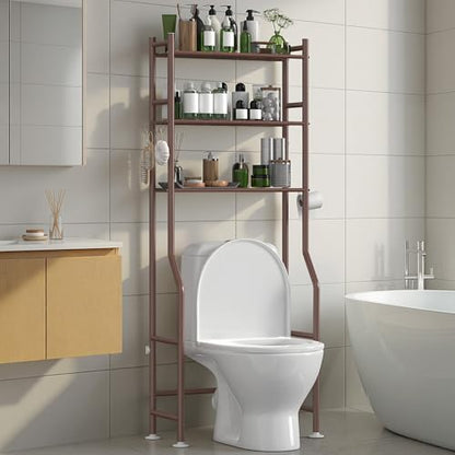 3-Tier Over Toilet Storage, Anti-Tip, Bronze