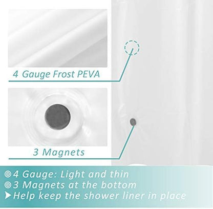 Mrs Awesome 54x78 Stall Shower Curtain Liner Frosted