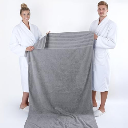 American Soft Linen 100% Cotton Luxury Turkish Towels, 2PC 35x70 Bath Sheet