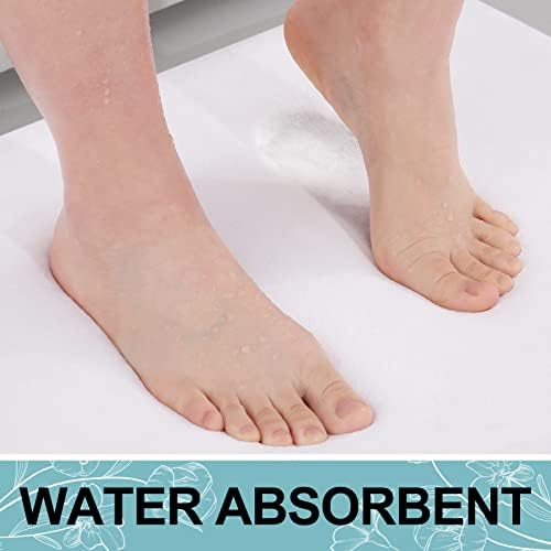 Smiry Memory Foam Bath Mat 59x20, Extra Soft and Absorbent Bathroom Rugs