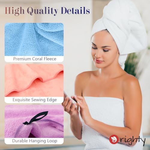 Orighty Bath Towels, Soft Feel Bath Towel, 6 Pack (24'' x 48'')