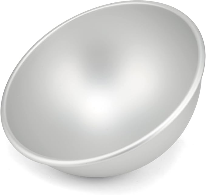 9 Inches Dome Cake Pan, Football Pan, Half Ball Cake Mold,Kids DIY 3D Soccer Birthday Cake Pan, Aluminum Alloy Cake Molds Nonstick Baking Tools