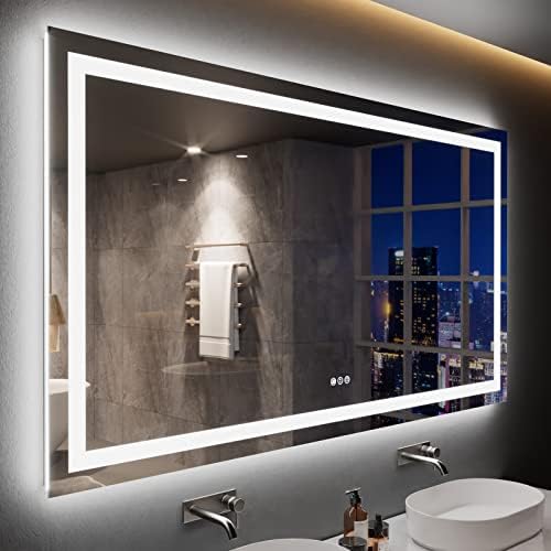 LOAAO 72X40 LED Bathroom Mirror with Lights, UL Listed
