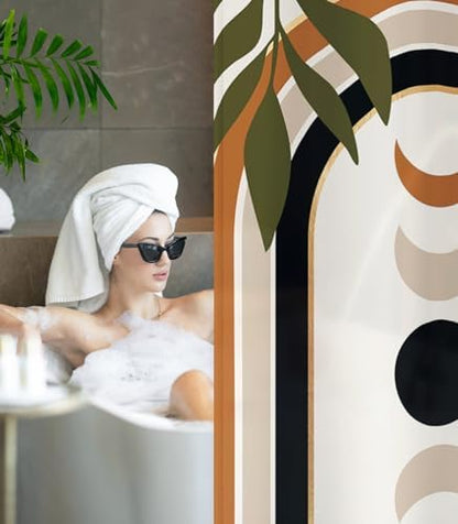 Bathroom Shower Curtain Cute Cortinas para Baño 72 x 72, Boho