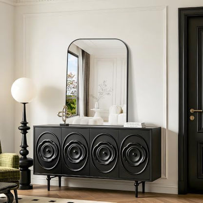 YIROMAN Bathroom Mirrors for Over Sink,30"x42" Black Bathroom Vanity Mirror