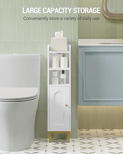 Hzuaneri Bathroom Storage Cabinet, Small Corner Floor Cabinet