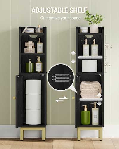 Hzuaneri Bathroom Storage Cabinet, Small Corner Floor Cabinet