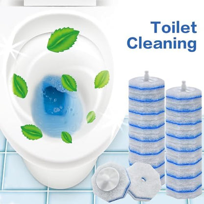 50 Count Upgrade 3-Layer Toilet Bowl Refills Fits for Clorox Toilet Brush